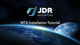 Tutorial video for installing MetaTrader platform by JDR Securities.